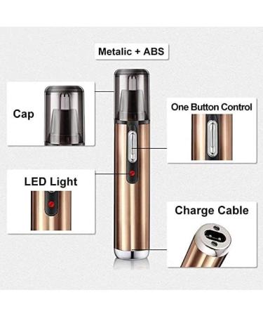 Nose Hair Trimmer - Professional Painless Ear & Nose Trimmer for Men & Women | Waterproof Dual Edge Blades | Easy to Use Unisex - Buy Online on GoSupps.com