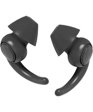 Soft Silicone Waterproof Earplugs for Swimming & Sleep | Noise Reduction | 7th Gen Black - Buy Online on GoSupps.com