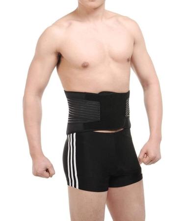Back Support Belt for Pain Relief & Injury Prevention - Sciatica Scoliosis Herniated Disc | Lumbar Waist Support (Black L) - Buy Online on GoSupps.com