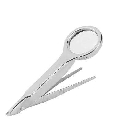 July Gift Magnifying Glass Tweezer Multi-Functional Tweezer with Magnifier 10X Magnifier Professional Tools Portable for Home Use Watchmakers Busniess Use Wacth Repair