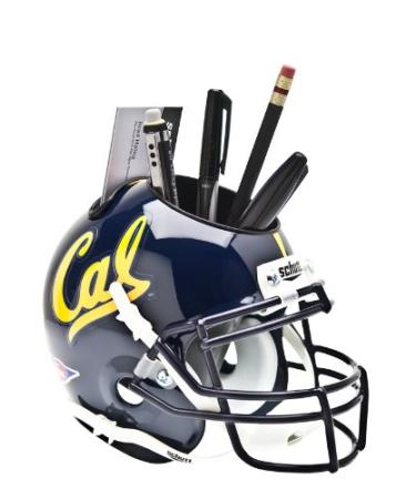 Schutt NCAA Football Helmet Desk Caddy Cal Berkely Golden Bears