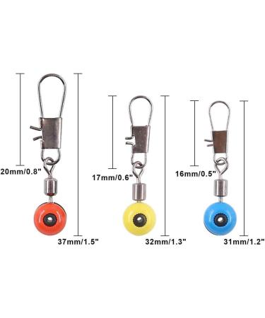 Plabbdpl Fishing Barrel Vertebrae Set - 60 Pieces with Carabiner | Versatile Fishing Accessories in 3 Sizes - Buy Online on GoSupps.com