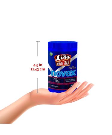 NOVEX My Liss Movie Star Deep Conditioning Hair Mask with Biotin & Oils for Soft, Straight, and Shiny Hair - 400gm/14.1oz - Buy Online on GoSupps.com