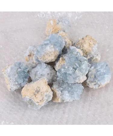 Natural Crystal Rough Wholesale Natural Blue Celestite Crystal Geode Rough Quartz Geodes 6pc - Buy Online on GoSupps.com