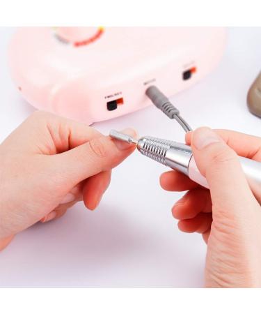 25000RPM Electric Nail Drill Set with Polishing Pen 6 Drill and Foot Padel Adjustable Speed Low Temperature Low Noise Nail File for Salon Home - Buy Online on GoSupps.com