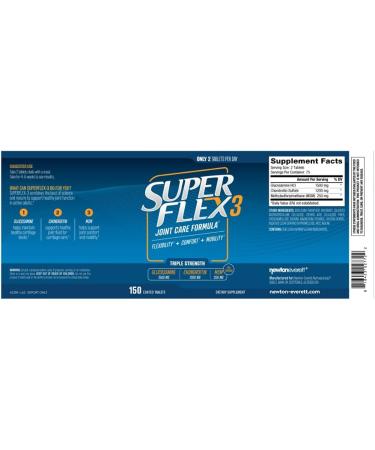Newton Everett Superflex 2X - 150 Tablets for Joint Health | Superflex3 International Shipping - Buy Online on GoSupps.com