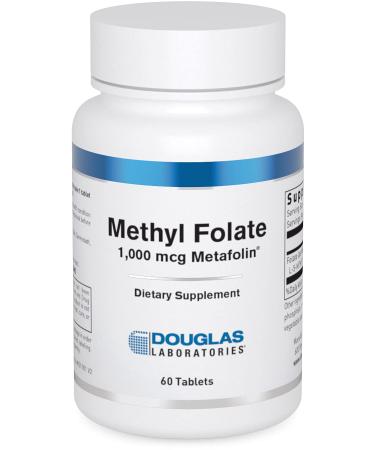 Douglas Laboratories Methyl Folate L-5-MTHF | 1,000 mcg Metafolin Identical to The Naturally Occurring Form of Folate to Support Overall Health * | 60 Tablets Standard Packaging - Buy Online on GoSupps.com