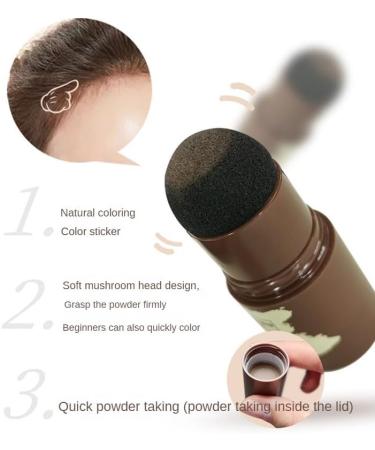 Eyebrow Powder Stick Eyebrow Stamp One Step Eyebrow Stamp Shaping Kit Long Lasting Eyebrow Makeup Eyebrow Powder Tool Set (dark gray) - Buy Online on GoSupps.com