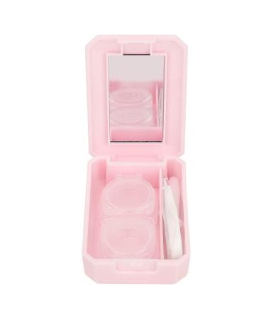 ZJchao Lens Cases Portable Lens Box Kit Lens Box Travel Lens Box Set Myopia Eye Care Kit with Mirror Lens Holder Tweezer Applicator Rod for Travel