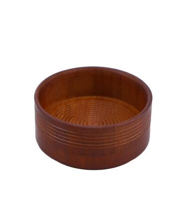Healifty Shaving Soap Bowl Wooden Cup Shaving Container