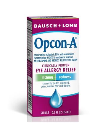Bausch & Lomb Opcon-A Eye Drops .5oz - 1 Unit | Part No. 614115 - Buy Online on GoSupps.com