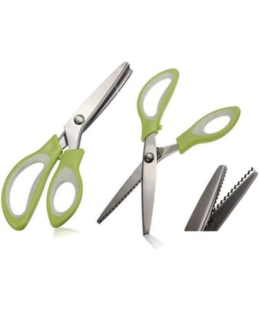 OPACC Professional Fabric Pinking Shears - Stainless Steel Zig Zag Scissors with Comfort Grips - Buy Online on GoSupps.com