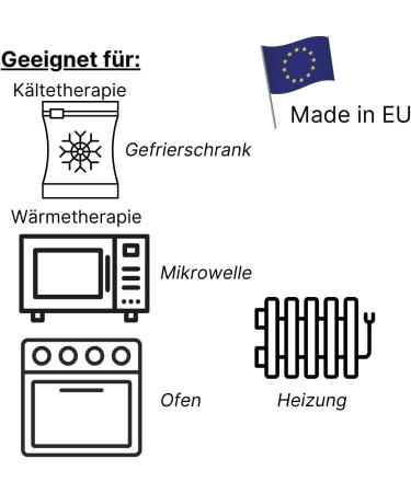 ATC Handels GmbH Kirschkernkissen 24x25cm - Red & White Dots | Relaxation & Warming Pillows | Natural Cherry Kernels | XXL Comfort | EU Made - Buy Online on GoSupps.com