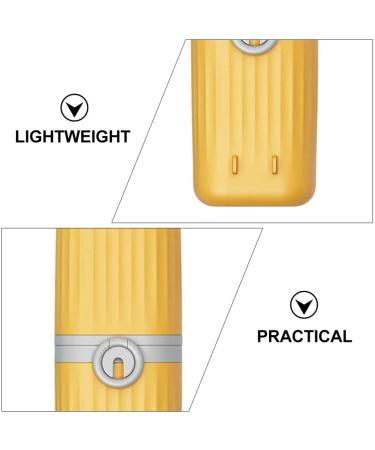 Portable Travel Toothbrush Set with Holder - Wall-Mounted Magnet Yellow | Toothpaste Cup & Outdoor Organizer - Buy Online on GoSupps.com