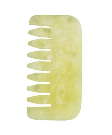 Frcolor Massagekamm Tools for the scalp massage Handmade Haircongs Wide Tooth Comb Gladea Power Cam Portable Gua Sha Massage K mme Gua Sha Kamm Anti Hair Loss scratch scrap Stone