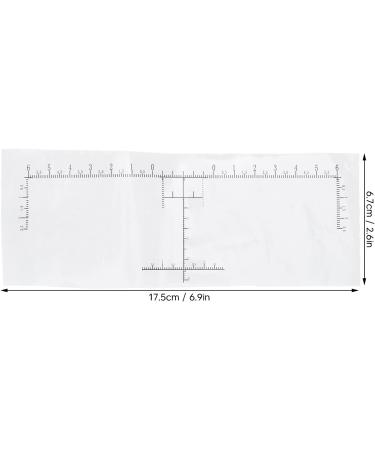 Eyebrow Measurement Ruler 100pcs Eyebrow Ruler Disposable Eyebrow Ruler Sticker for Microblading with ndard Scale Vernier Caliper Sliding Gauge Tool - Buy Online on GoSupps.com