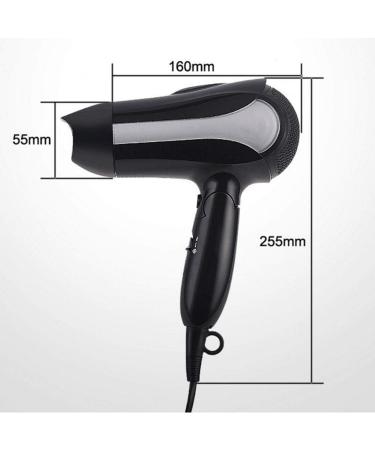 1600W Hair Dryer Nano Ionic Blow Dryer Professional Salon Hair Blow Dryer Lightweight Fast Dry Low Noise - Buy Online on GoSupps.com