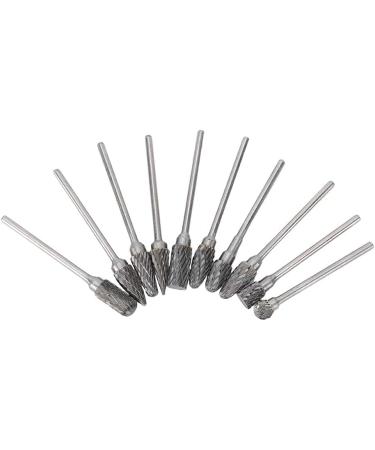 Naroote Nail Polishing Head Set - 10pcs Tungsten Steel Grinder for Manicure & Nail Drill Tool | International Shipping - Buy Online on GoSupps.com
