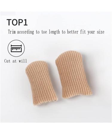 DEAVER Silicone Toe Protector - Small | Gel Lined Toe Sleeve for Pressure Pain Relief | Corns & Calluses Remover | 1 Pc - Buy Online on GoSupps.com
