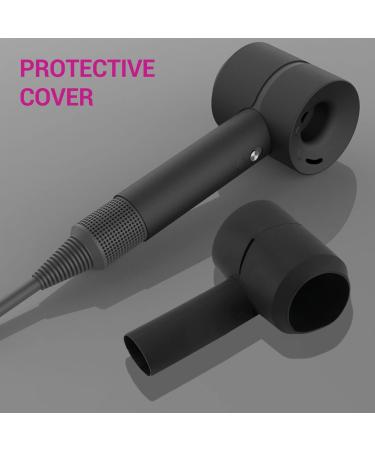 Srutueo Black Soft Silicone Protective Cover for Hair Dryer 360 Full Protection Chargin Case for Blower Cover Skin - Buy Online on GoSupps.com