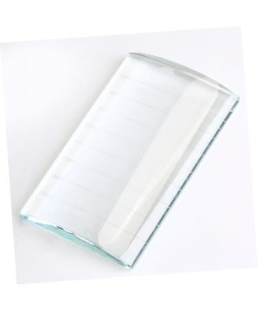 BESTYASH Support Verre pour Palette de Colle Adh sive pour Extensions de Cils et Sourcils Outil de Maquillage avec Rainure pour Patch - Buy Online on GoSupps.com