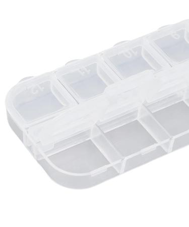 10-Piece Jewelry Box Organizer | Transparent Plastic Storage for Nail Tips & Decorations | Waterproof Pearl Box - Buy Online on GoSupps.com