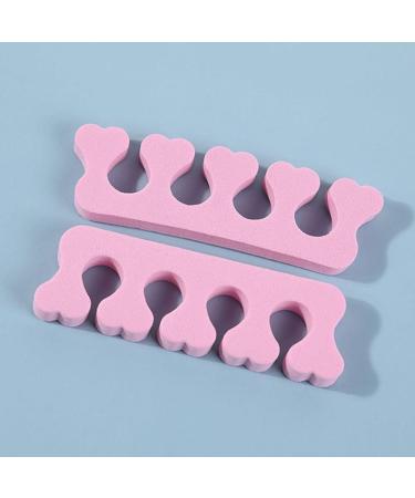 Pink 100 Pcs Disposable Soft Sponge Toe Finger Separators for Pedicure - Buy Online on GoSupps.com