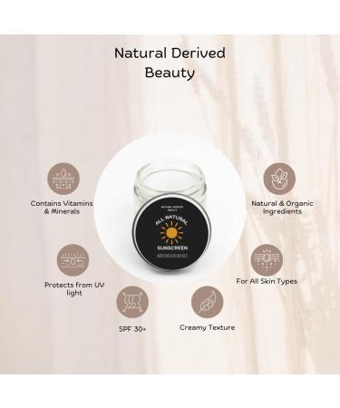 Beef Tallow & Zinc Sunblock | SPF 35 Tallow Sunscreen | Reef Safe & Water Resistant | Organic 100% Grass Fed Tallow Moisturizer (2oz - Buy Online on GoSupps.com