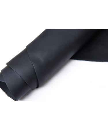 Tooling Leather Square 2.0mm Thick Finished Full Grain Cow Hide Leather Crafts Tooling Sewing Hobby Workshop Crafting Leather (Pure Black, 12x12inches) Pure Black 12"X12"
