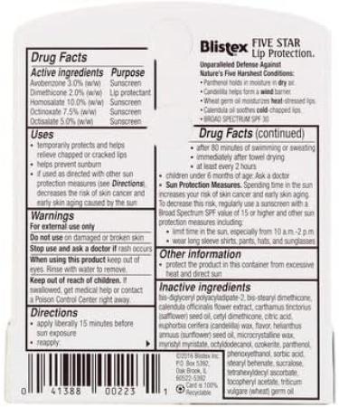 Blistex 5 Star Lip Protect .15oz 3 Pack - Hydrating Lip Balm Set - Buy Online on GoSupps.com