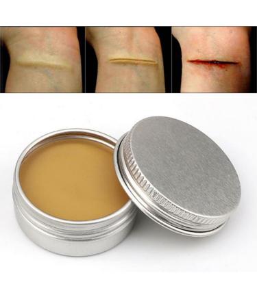 Lucoss Cosplay Makeup for Halloween 50g Special Effects Fake Wound Skin Scar Wax Fun Themed Party Makeup