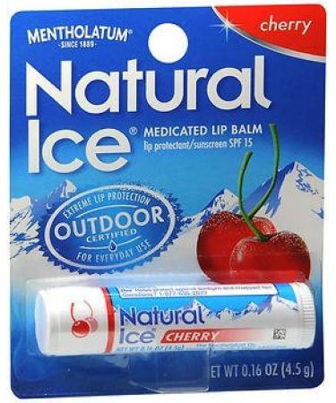 Natural Ice Medicated Lip Protectant SPF 15 Cherry 2-Pack