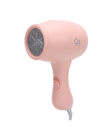 Compact Kids Hairdryer Negative Ionic Adjustable Wind Speed Hair Dryer for Daily Use Health Protecting with Child Safety Lock Roseate Suitable for Sensitive Hair and Skin (US US Plug 110V