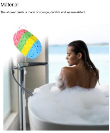 BOKIOESDE Bath Sponge Lightweight Shower Sponge High Temperature Enduring Cleaners Body Cleaning Scrub Bath Ball Washing - Buy Online on GoSupps.com