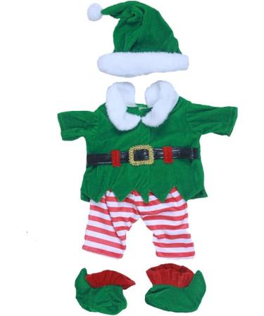 Christmas Elf Outfit - Teddy Bear Christmas Clothes - 16"/40cm - BEAR NOT INCLUDED - Buy Online on GoSupps.com