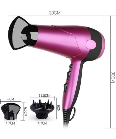 Fast Hair Dryer 2200W Salon Hair Dryer Negative Ion Blow Dryers 2 Speed 3 Heat Settings with Collecting Nozzle Diffuser for Hair Salon 1.8 Long Cable Overheating Protection for Home or Salon Small - Buy Online on GoSupps.com