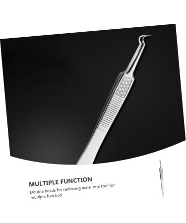 SOESFOUFU 3pcs Clip Whitehead Removal Tool Pimple Extractor Tool Removal Tweezers Silver Stainless Steel - Buy Online on GoSupps.com