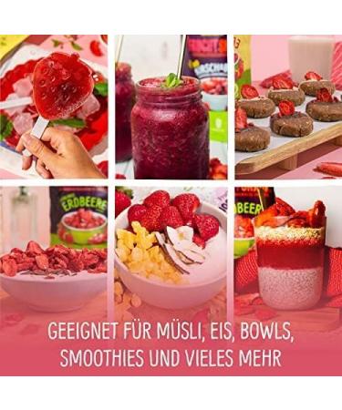 Freeze Dried Fruit Tasting Kit Unsweetened Dried Fruit Topping for Cereal Porridge Fruit Snacks Full of Taste 225g by NutriPur - Buy Online on GoSupps.com