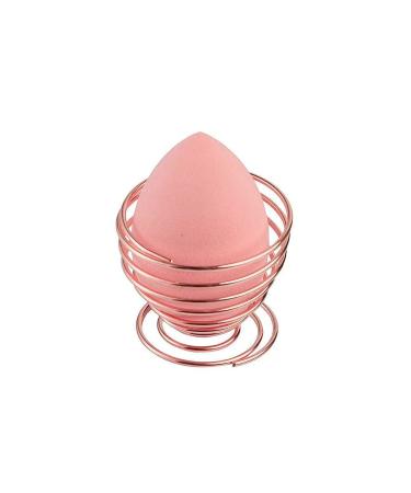 Set of 3 latex-free makeup sponges and elegant holder. Ideal for a gift (Pink)
