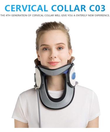 Pepdro Neck Traction Device - Cervical Traction Tool for Neck & Shoulder Pain Relief - Beige | Ideal for Adults & Students - Buy Online on GoSupps.com