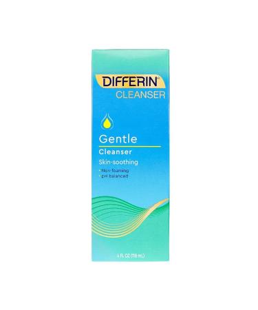 Facial Cleanser by the makers of Differin Gel, Soothing Face Wash, Gentle Skin Care for Acne Prone Sensitive Skin, 4 oz Gentle Cleanser