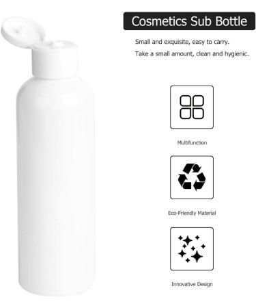 Beaupretty Pump Bottle Dispenser Empty Shampoo Bottles Refillable 200ml Leakproof Travel Bottles Cosmetic Containers for Liquids Cream 5pcs Travel Shampoo - Buy Online on GoSupps.com