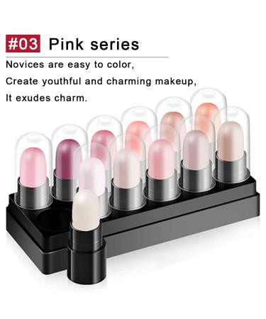 12 Colors Gradient Glitter Eyeshadow Stick Set - Waterproof Smoky Eye Makeup in Pearl White, Rose Pink, Gold, Gray, Copper, Blue, Green, Red, Taupe, Beige, Black, Silver - Shimmer Brow Highlight - Buy Online on GoSupps.com