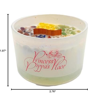 Princess Pippa's Place Healing Candles - Natural Soy Wax Aromatherapy with Crystals - 8 oz Crystal Candle for Yoga Relaxation & Meditation - Buy Online on GoSupps.com