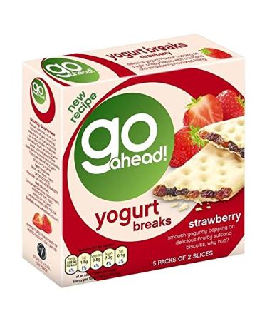 Go Ahead Yoghurt Breaks Strawberry 5 per pack - Pack of 2