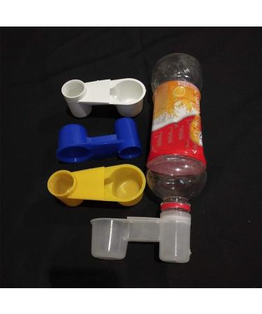 Lucky Farm 10 Pcs Birds Waterer Cups Soda Pop Water Bottle Drinker Spring Quail Dove Chicken Pigeon Drinking Bowl (Yellow) - Buy Online on GoSupps.com