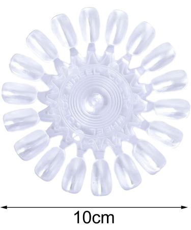 Bodhi2000 Nail Art Plate - Multifunctional Nail Display Tray & Polish Holder | Clear Colorless Manicure Tools for Perfect Nail Designs - Buy Online on GoSupps.com