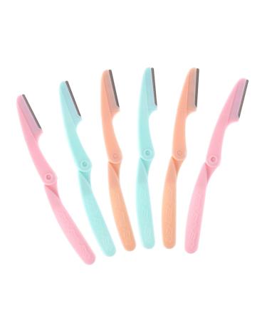 Frcolor 6 pieces of facial razor for face man suits for men razor for face eyebrow trimmers roar razor facial razor life set eyebrows shaver for women