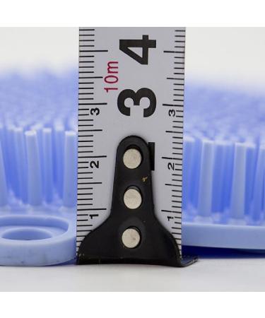 Shop Durable Blue Shower Foot Massager & Wall-Mounted Back Scrubber - Suction Cup Design Easy to Use 30 x 25.5 cm - Buy Online on GoSupps.com