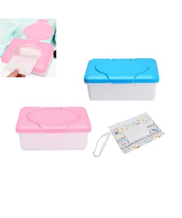 Sipiris 2PCs wet wipes Baby 1pcs wet wipes bag on the go toilet paper box for wet paper wet wipes dispenser wet wipes bag made of fabric
